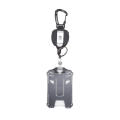 New Badge Holder Carabiner Keychain ID Holder Retractable Reel Mountaineering Buckle Multiple Tools Accessories.