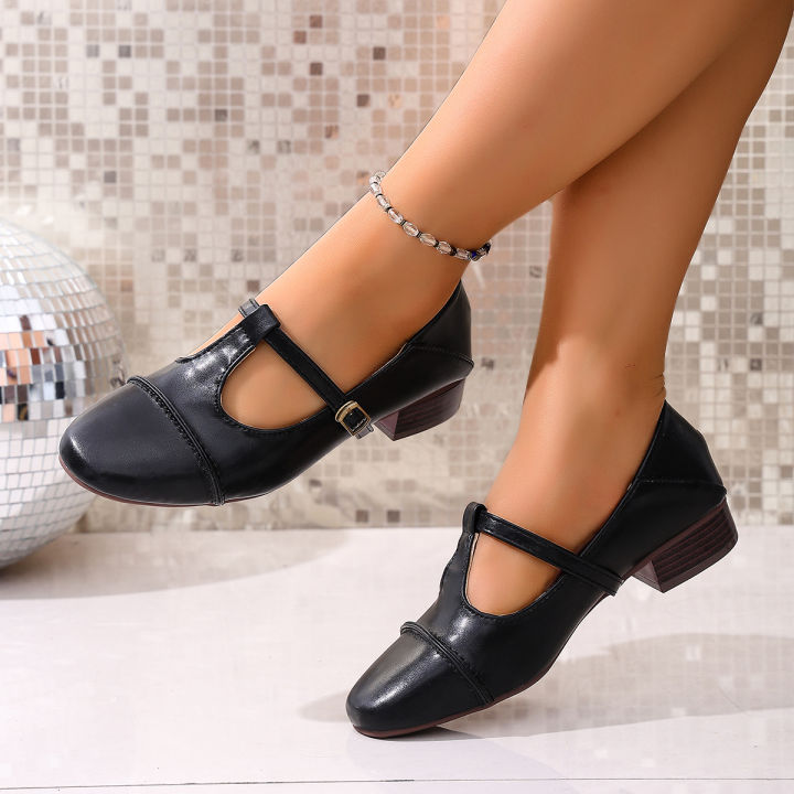 *Fashionable/%20Hot%20Selling%20Le%20Fu%20Shoes%20Spring%20and%20Autumn%20New%20Round%20Toe%20Square%20Heel%20Comfortable%20Casual%20Single%20Shoes%20for%20Women%20-%20Image%205