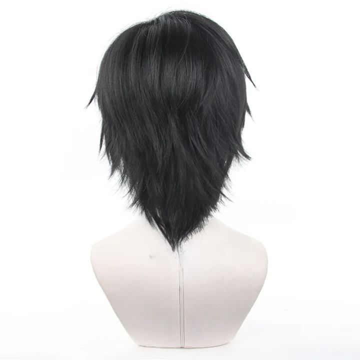 Anime%20Jujutsu%20Fushiguro%20Toji%20Cosplay%20Synthetic%20wig%20Short%20Black%20hair%20for%20men%20costumes%20Wigs%20-%20Image%204