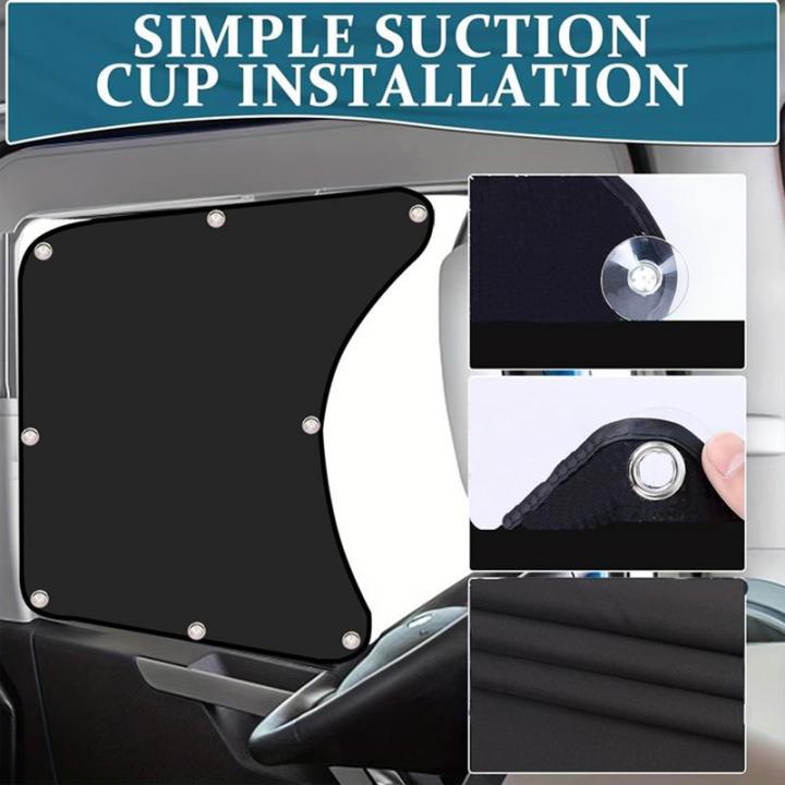 Semi Window Shade Side Window Sun Shade Protective Truck Sun Shade Block Sun Heat Visor Protection Cover for Uv Protection
