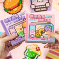 2Style 24pcs/bag Pixel Story Bead Scenery Sticker Book Handbook Material Stickers DIY Photo Frame Scrapbook Notebook Cup Laptop. 