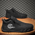 New Men's Ankle Boots Fashion Soft Sole High Top Sneakers Men Shoes Outdoor Versatile Loafers Comfortable Casual Walking Shoes. 
