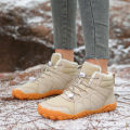 New Waterproof Winter Boots For Unisex Snow Barefoot Casual Shoes Outdoor Work Shoes Warm Fur Men Ankle Shoes Male Snow Boots. 