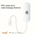 Tuya WiFi Flood Sensor Smart Home Products Zigbee Water Sensor Smart Life Monitoring Home Automation Compatible with Alexa. 