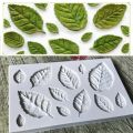 1Pc, Rose Leaf Shape Chocolate Mold, 3D Silicone Mold, Leaf Shape Candy Mold, Fondant Mold, Gum Paste Mold, for DIY Cake Decorat.