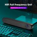Computer Speaker With Mic Desktop Sound Bar Subwoofer Speakers USB AUX Wired Soundbar For Macbook Laptop Notebook PC Loudspeaker. 
