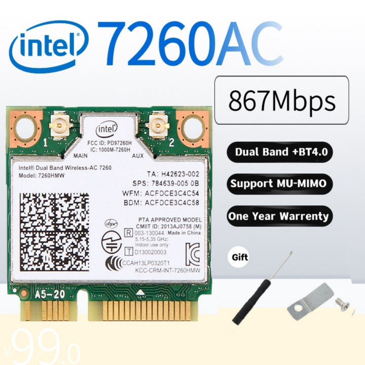 Intel%20Wireless-AC%207260%207260HMW%203160%207265%203165%208260%20Mini%20PCIE%20Card%20Dual%20Band%20Bluetooth%20WiFi%20Adapter%20-%20Image%205