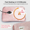 Electric Hand Warmer Bag EU Plug Rechargeable Reusable Hand Warmer For Abdomen Hands Warm Pocket Hot Water Injection Heating Bag. 