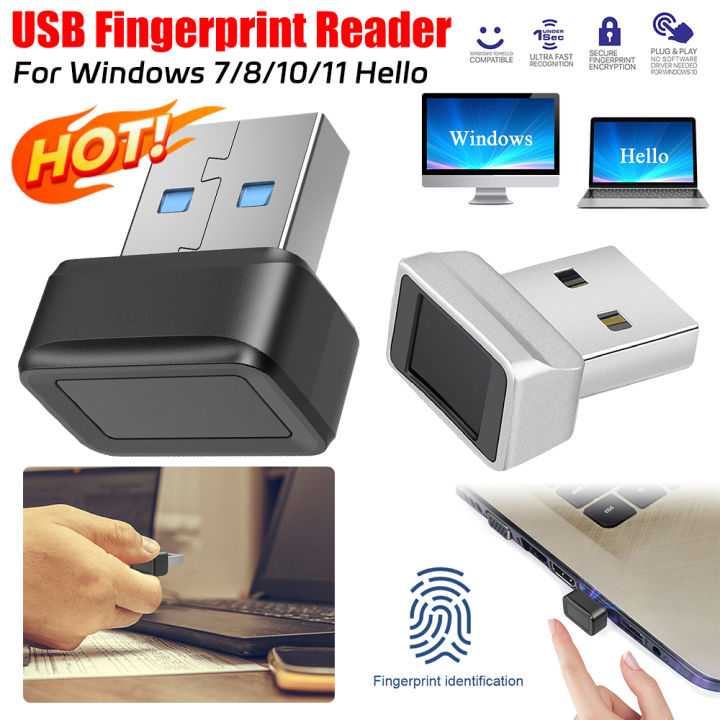 USB%20Fingerprint%20Key%20Reader%20For%20Windows%207/8/10/11%20Hello%20Security%20Key%20Biometric%20Scanner%20PC%20Fingerprint%20Sensor%20Module%20Password%20Free%20-%20Image%202