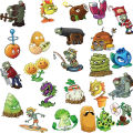 50Pcs Cartoon Cute Classic Game Plants Vs Zombies (PVZ) Water Bottle Storage Box Sticker Mobile Phone Case DIY Stickers. 