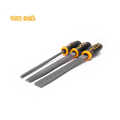 DINGQI Professional 8'' Carbon 3PCS Set Steel File Set Include Round Half Round Flat Steel File,Wholesale China Merchandise Stainless Steel Hand Steel File For Furniture Wood Working Tools 64006. 