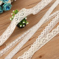 5Meter Roll White Cotton Embroidered Lace Net Ribbons Fabric Trim DIY Decorate Sewing Handmade Craft Materials Bow.