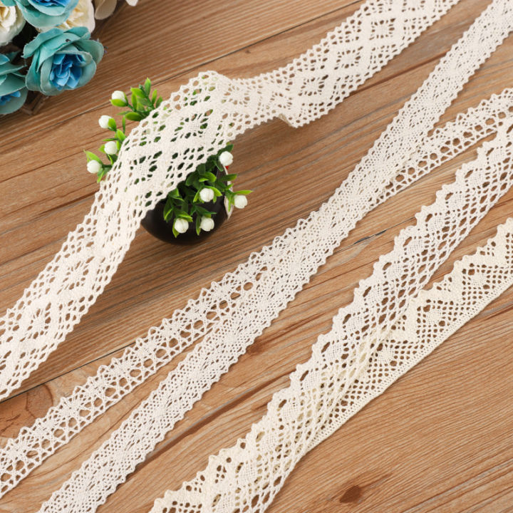5Meter%20Roll%20White%20Cotton%20Embroidered%20Lace%20Net%20Ribbons%20Fabric%20Trim%20DIY%20Decorate%20Sewing%20Handmade%20Craft%20Materials%20Bow%20-%20Image%202