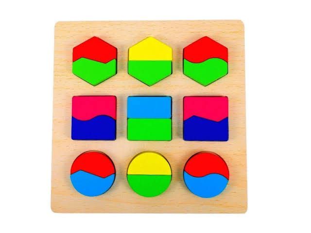 Wooden Shapes Toy Set Teaching Tool Early Educational Playing Children Boards Toys Accessories Toddlers Gifts Presents Recognition