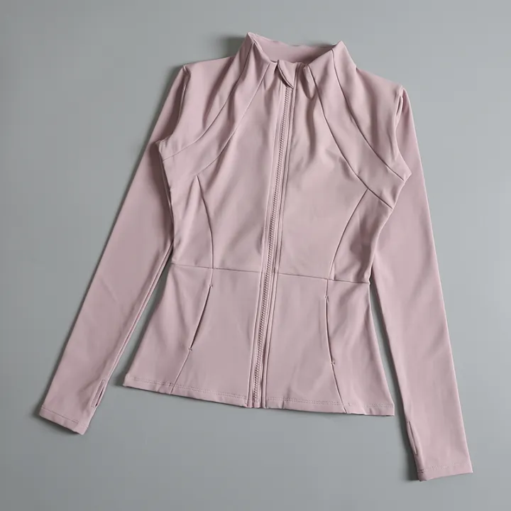 New%20yoga%20wear%20ladies%20coat%20round%20high%20elastic%20loose%20exercise%20yoga%20fitness%20long%20sleeve%20stand-up%20collar%20%20yoga%20tops%20-%20Image%205