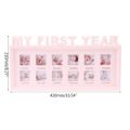 My First Year Baby Photos Frame for 1 to 12 Months for Newborn. 