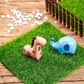 1-4 Packs 15x15cm Dollhouse Miniature Grass Pad Simulation Lawn for Micro Landscape DIY Model Accessories.