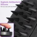 Hair Scalp Massager Shampoo Brush, Soft Silicone Bristles to Remove Dandruff, Waterproof Hair Scrubber for Both Wet Dry Hair, Suitable for Men & Women(Random Color) (No Color Choice). 