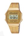 Casio Vintage Digital Watch Gold Stainless Steel Unisex Water-Resistant New. 