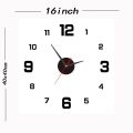 Modern Design Wall Clock Simple and Easy to Read Silent Non-ticking Wall Mounted Clock for Bedroom Living Room Sending Friends. 