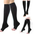Compression Socks S-XXL Medical Prevent Varicose Veins Toeless Support Hose for Women Men 1 Pairs. 