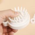 Silicone Scalp Massage Brush – Hair Wash Shampoo Comb & Head Scrubber | Anti-Dandruff Haircare Tool for Hair Growth, Bath & Shower | Soft Bristle Exfoliating Scalp Cleaner for Men & Women. 