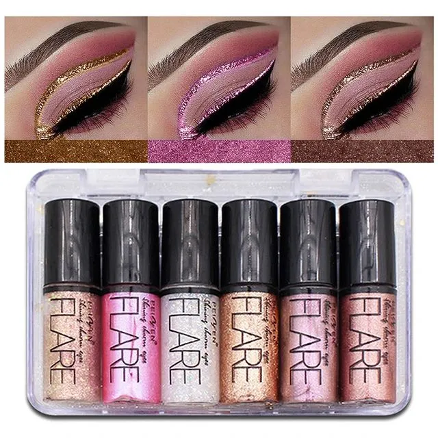 6%20Colors%20Glitter%20Diamond%20Liquid%20Eyeshadow%20Set%20Pearlescent%20silkworm%20Cosmetics%20Brighten%20Lying%20Eyes%20Makeup%20shadow%20Eye%20-%20Image%202