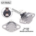1PCS KSD301 KSD303 10A 45 150 C Degrees Celsius Manual Reset Thermostat Normally Closed Temperature Switch Temperature Control. 