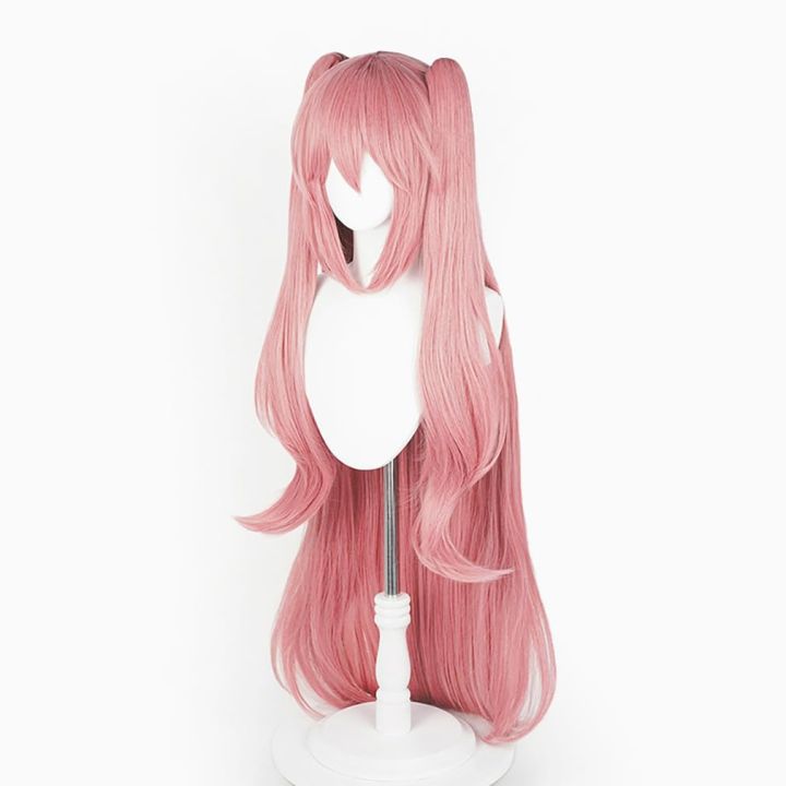 Seraph Of The End Owari no Seraph Krul Tepes Cosplay Wig Pink Anime Witch Vampire Halloween Party Two Ponytail Wigs