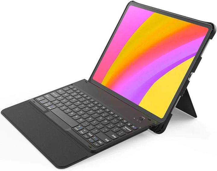 Inateck iPad Pro 12.9 Inch Keyboard Case 2018 3rd Gen Only, Flexible and Stable Kickstand, with Pencil Holder, Detachable, 3rd 4rth Gen, KB02010
