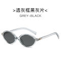 Ins 2025 Luxury Designer UV400 Sunglasses Women Men New Trendy Oval Sun Glasses Ladies Vintage Small Round Gafas De Sol. 