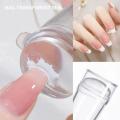 Nail Stamping Plates Pure Clear Jelly Nails Art Stamper Scraper Set Print Silicone Marshmallow Design Manicure Accessories Tool. 