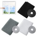 Anti Fly Mosquito Net DIY Self-Adhesive Fly Mosquito Window Net Mesh Mosquito Insect Bug Net Curtains for Windows. 