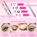 MANJESEN DIY Eyelash Extension Kit 200pcs Individual Lashes Cluster 8-16mm Lash Extension Kit Glue Makeup Tools false eyelashes. 