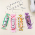 Plastic Clear Rectangle Domes Coordinating Cutting Dies Self-Adhesive Lip Balm Pouches Money Holder for DIY Craft Gift Cards. 