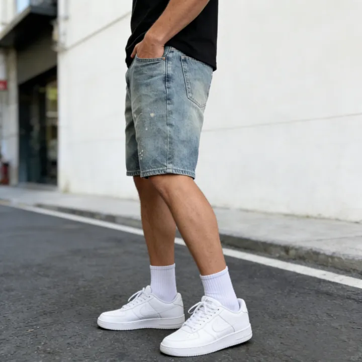 Men's%20Summer%20American%20High%20Street%20Denim%20Shorts%20Slim%20Fit%205-Point%20Casual%20Mid%20Pants%20Fashion%20Y1Y2%20Style%20Cross-Border%20Hot%20Sale%20-%20Image%205
