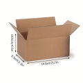 Brown Corrugated Cardboard Mailer Box with Lids Small Item Shipping Box Single Wall 5.7x3.3x4.1inches 32Lb/sq Inch.