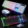 Gaming Keyboard White Color G21 RGB Lighting Keyboard - Elevate Gaming Setup With Stylish White Rgb Gaming Keyboard For PC.