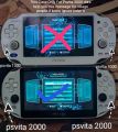 PSVITA 2000 Clear Crystal Protect Hard Guard Shell Skin Case Cover for PS Vita PSV 2000. 