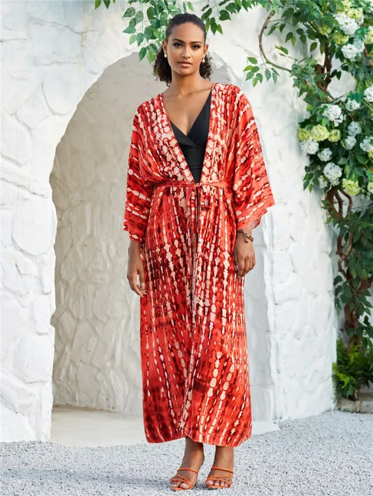 Long%20Kimono%20Swimsuit%20Cover%20up%20for%20Women%20Stylish%20Tie%20Dye%20Open%20Front%20Beach%20Outfits%20Bathing%20Suit%20-%20Image%203