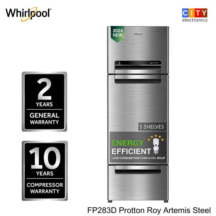 WHIRLPOOL Protton 260 Litres Triple Door Frost Free Refrigerator