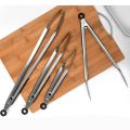 BBQ Grill Tongs Salad Steak Spaghetti Candy Charcoal Meat Stainless Steel Camping Barbecue Kitchen Frying Food Clips Clamp. 