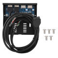 USB 2.0 Floppy Drive Front Panel 3.5-inch 19PIn T9 Pin High Speed USB3.0+USB2.0 4-Port Floppy Drive Front Panel.