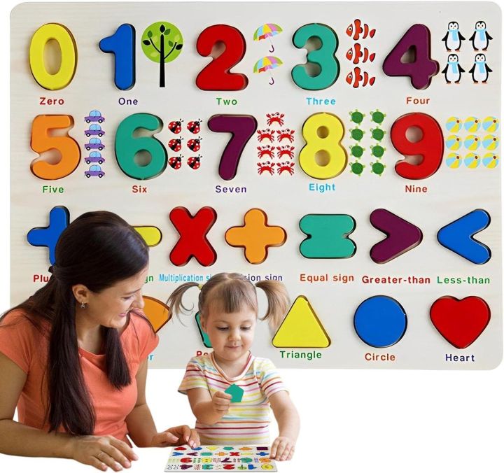 Wood%20puzzles%20for%20Toddlers,%20Learning%20Puzzles%20Toys%20for%20Preschool%20Year%20Old%20Birthday%20S%20Numbers%20Board%20-%20Image%208