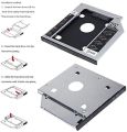 9.5mm SATA HDD/SSD caddy. It's designed to replace a laptop's optical drive, allowing for the installation of a second 2.5-inch hard drive or solid-state drive.