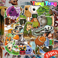 55Pcs Funny Tung Tung Sahur Italian Brainrot  Stickers for Helmet Water Bottle Laptop Phone Skateboard DIY Notebook Decals. 