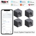 Tuya Zigbee Fingerbot Plus Smart Fingerbot Switch Button Pusher APP Timer Voice Control Works with Alexa Google Home Assistant. 