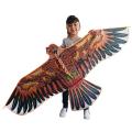 Flat Eagle Kite 1.1m Flying Bird Kite With 30 Meter Kite Line Large Kite Kids Gift Family Trips Garden Outdoor Sports DIY Toy.