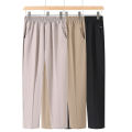 New spring and summer Women's Pants Mom Pants Elastic High Waist Casual Women Trousers Loose Straight. 