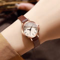 Fashion Small Arabic Dial Women Quartz Watch Elegant Ultra-thin Leather Strap Wristwatch Reloj Mujer Girls Clock .